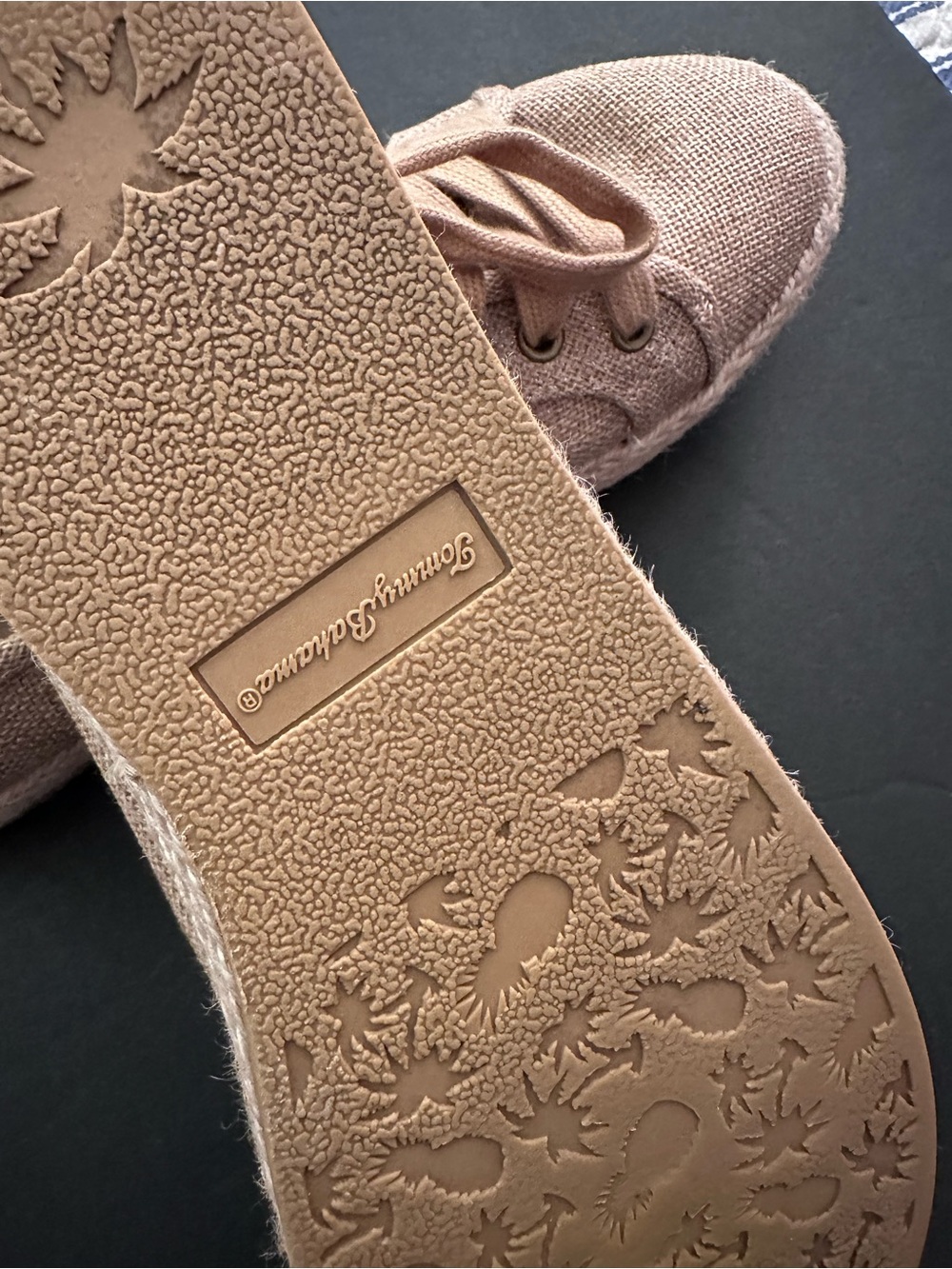 Tommy Bahama Women's Beige Galana Canvas Twine & Espadrille Sneakers Shoes 9.5 - Picture 5 of 6